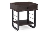 Тумба прикроватная Малгома черная / венге. Фото №1