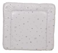 Матрас пеленальный Polini kids French Teddy, белый