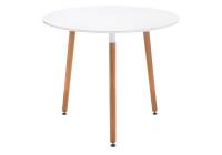 Стол деревянный Lorini 80 white / wood. Фото №1