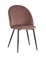 Стул Lilly велюр пыльно-розовый фото Стул Lilly велюр пыльно-розовый. Фото №1