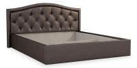 Верона Кровать 1.6 шоколад (экокожа) фото Верона Кровать 1.6 шоколад (экокожа)
