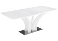 Стол стеклянный Horns 160 super white фото Стол стеклянный Horns 160 super white. Фото №1