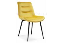 Стул Орди желтый / черный глянец