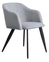 Стул DC-9505 серо-голубой/черный. Фото №1