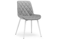 Стул на металлокаркасе Баодин velutto 52 / белый. Фото №1