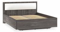 Кровать Virginia НМ 011.54, к/з Бум айс, Ясень Анкор темный Кровать Virginia НМ 011.54, к/з Бум айс, Ясень Анкор темный. Фото №1