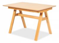 Стол раскладной Ricco (Рикко) основание бук, столешница мдф, 80x120+40*75см, Натуральный фото Стол раскладной Ricco (Рикко) основание бук, столешница мдф, 80x120+40*75см, Натуральный. Фото №1