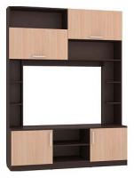 Натали Мини- Стенка венге/дуб млечный фото Натали Мини- Стенка венге/дуб млечный