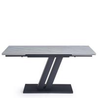 Стол DT9115CL (160-240) серая керамика/черный