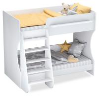 Кровать двухъярусная Polini Kids Dream 1500, белый фото Кровать двухъярусная Polini Kids Dream 1500, белый. Фото №1