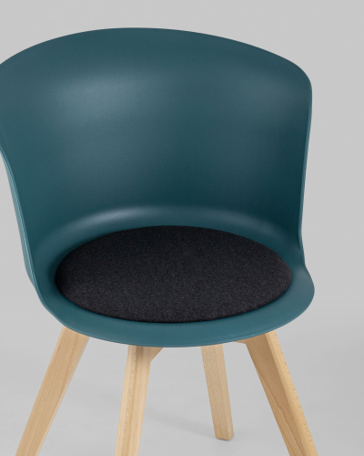 Стул Blossom с подушкой темно-бирюзовый. Фото №8