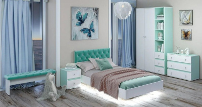 Тумбочка Тифани,белый. Фото №5