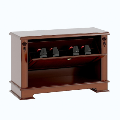 Обувница 1350 Слоновая кость с золотом. Фото