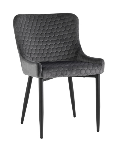 Стул Ститч Хани велюр серый. Фото №2