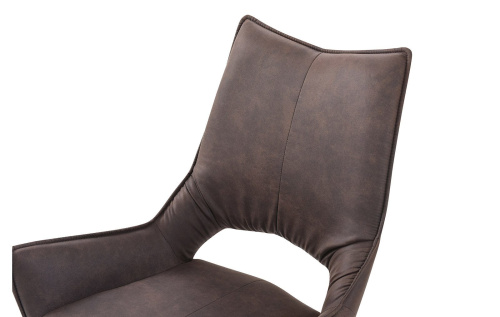 Стул DC1241 коричневый/черный. Фото №12