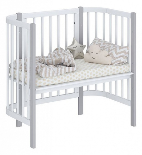 Кроватка Polini kids Simple 120, белый. Фото №3