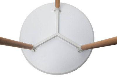 Стол Пиза 800*800*740 круглый Белый. Фото №2