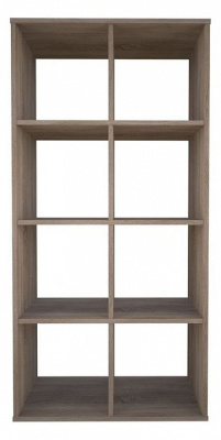 Стеллаж Polini Home Smart, древесина коричневая светлая дуб. Фото №3