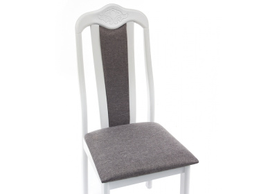 Стул деревянный Aron Soft white / light grey. Фото