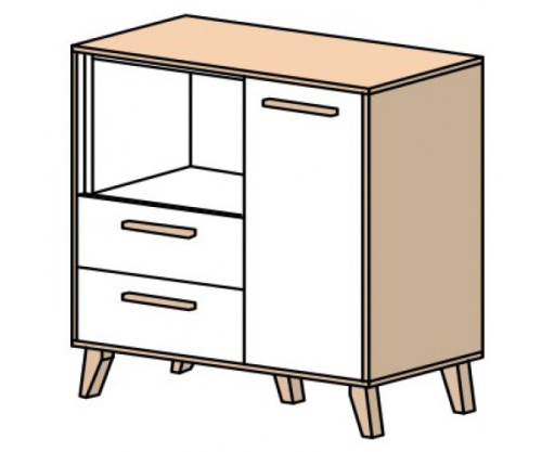 Комод с открытой нишей Эрика. Фото №1