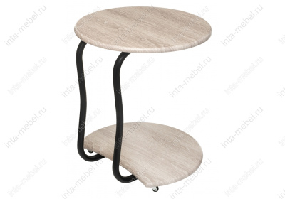 Журнальный стол Андромеда черный матовый / филадельфия грей. Фото №2