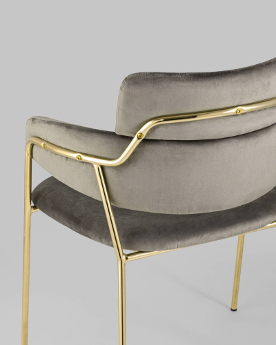 Стул Полин коричневый. Фото №8