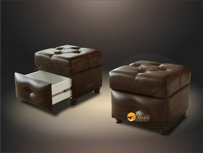 Банкетка "Благо 3" с выдвижным ящиком Б-3.1432. Фото №4