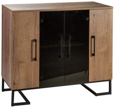 Тумба под оргтехнику Loft Дуб Табак. Фото