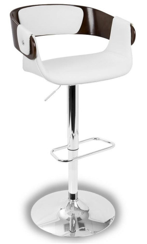 Стул барный JY1999 вишня/ белый. Фото №1