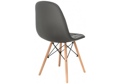 Стул деревянный Kvadro серый. Фото