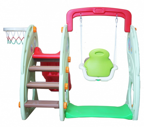 Комлекс игровой Лягушка ZK017-4, голубой, красный. Фото №3
