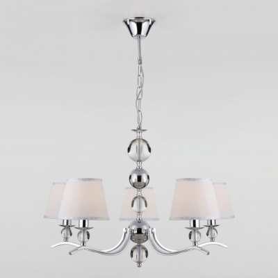 Подвесная люстра Eurosvet Sortino 60097/5 хром фото Подвесная люстра Eurosvet Sortino 60097/5 хром. Фото №2