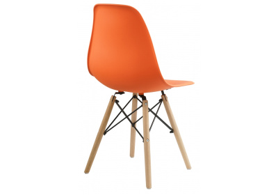 Стул деревянный Eames PC-015 orange. Фото
