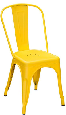 Стул Tolix Желтый фото Стул Tolix Желтый. Фото №2