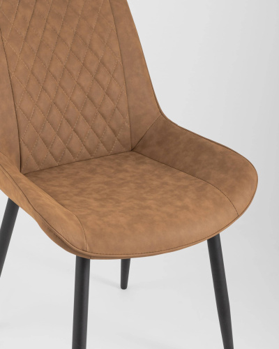 Стул Невада экокожа коричневый фото Стул Невада экокожа коричневый. Фото №9