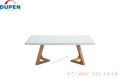 Стол журнальный J1692A Белый/Ясень. Фото №5