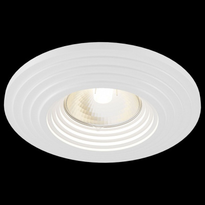 Встраиваемый светильник Maytoni Gyps Modern DL004-1-01-W. Фото