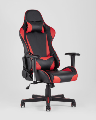 Кресло игровое TopChairs Racer черно-красное фото Кресло игровое TopChairs Racer черно-красное. Фото №3