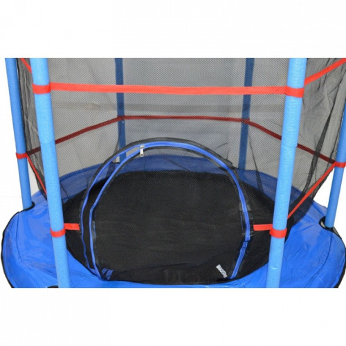 Батут AL-140 1400 мм, синий, черный. Фото №3