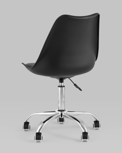 Стул офисный BLOK NEW пластиковый черный. Фото №7