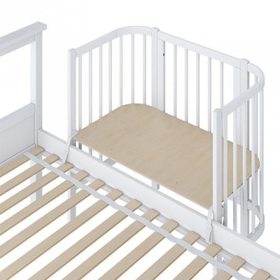 Кроватка Polini kids Simple 105, белый фото Кроватка Polini kids Simple 105, белый. Фото №4
