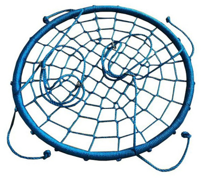 Качели детские Гнездо 60, голубой. Фото №4