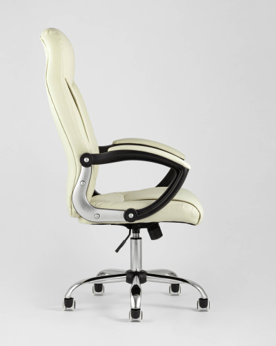 Кресло руководителя TopChairs Tower бежевое. Фото №4