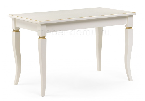 Стол деревянный Лорентайн слоновая кость / золото. Фото №1