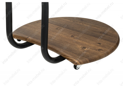 Журнальный стол Андромеда черный матовый / старое дерево фото Журнальный стол Андромеда черный матовый / старое дерево. Фото №4