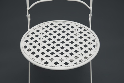 Кованый стул Secret De Maison Love Chair белый. Фото №3