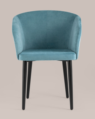 Кресло Ральф велюр пыльно-голубой. Фото №5