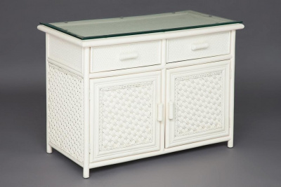 Комод Andrea (2 ящика)  TCH White (белый). Фото