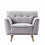Кресло Florena 5281 серый (gray)