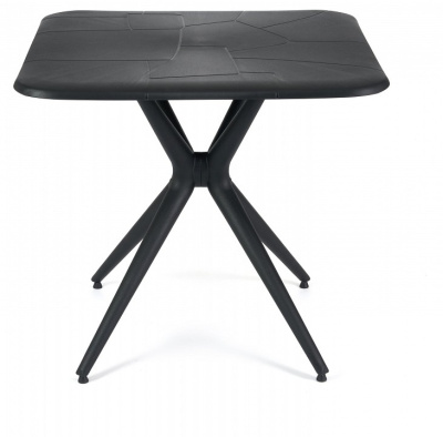 Стол KNORR (mod. TT73) пластик, 83х83х76 см, черный. Фото